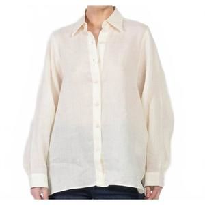 NEW ZIMMERMANN crush oversized shirt in cream